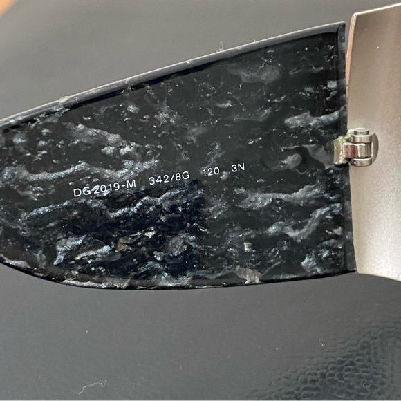 D&G DOLCE & GABBANA DG2019-M 342/8G 120 3N Oversized Oval Wrap Around Sunglasses - Picture 13 of 16